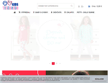 Tablet Screenshot of kids-teenagers.sk